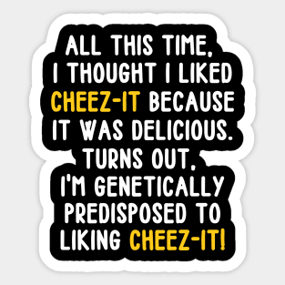 Cheez-it! Sticker